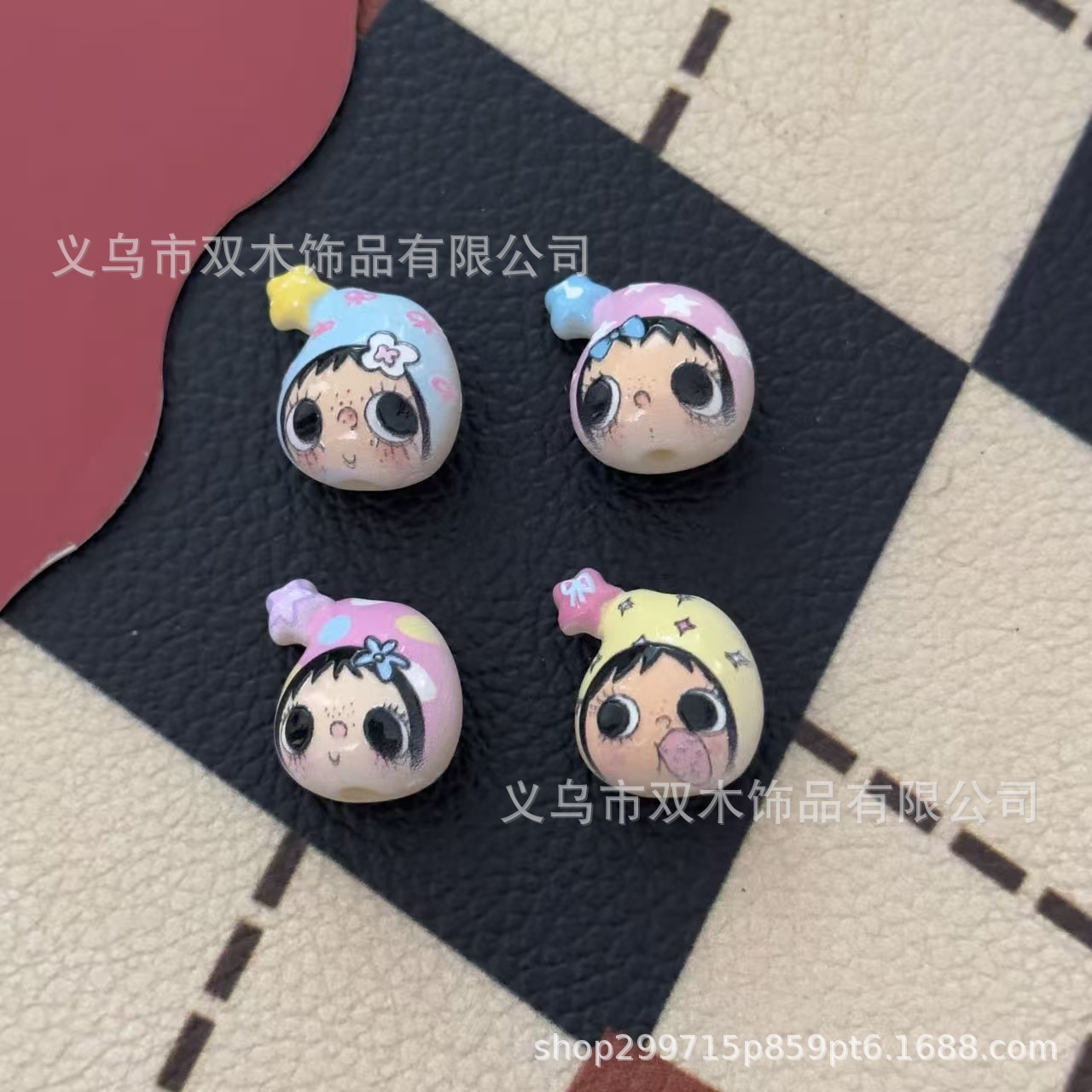 Phone Accessories Hanging - 10개 프린트된 릴리프 별 모양 모자