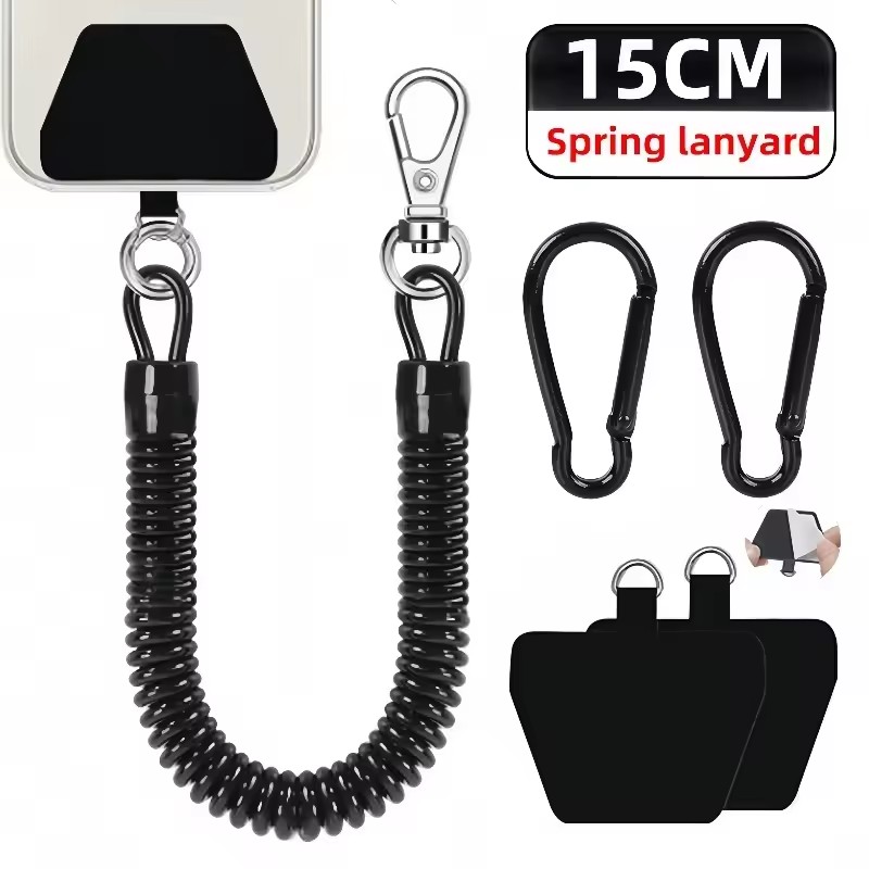 Phone Accessories Hanging - 도난 방지 텔레스코픽 스프링 랜야드 분실