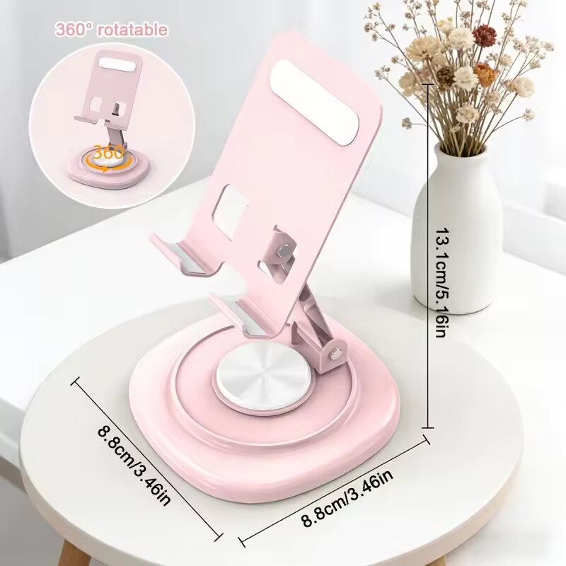 Phone Accessories Items - 360도 회전 가능 접이식 데스크탑 휴대폰