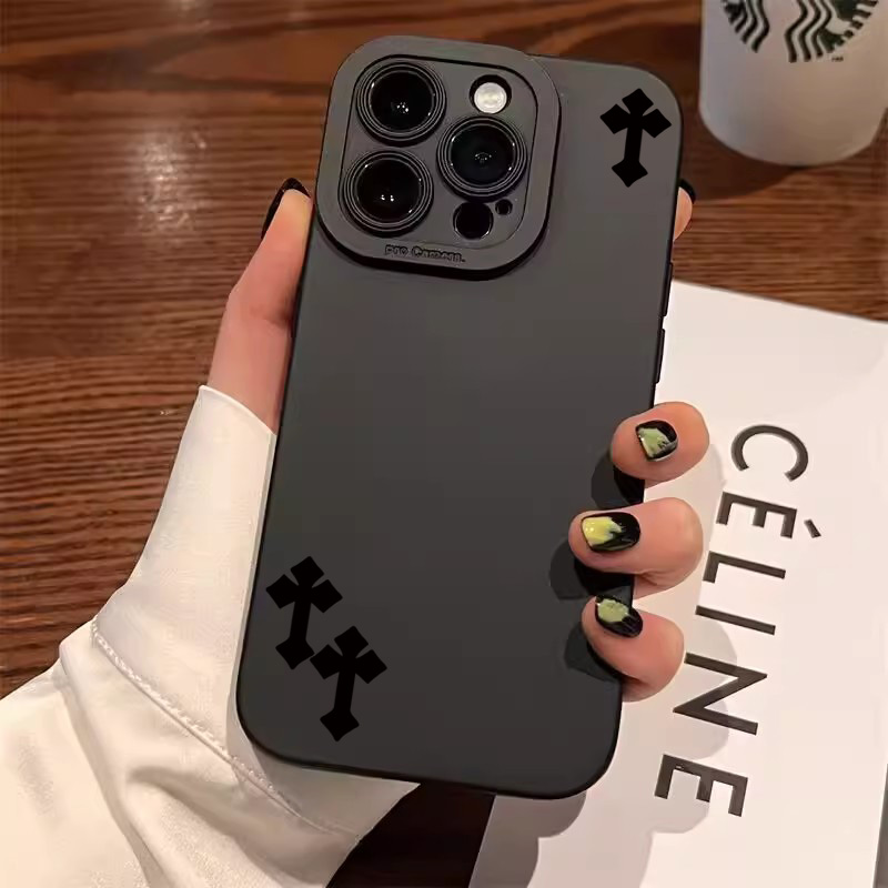 Phone Accessories Kiosk - 가을 분위기 크로스 패턴 아이폰 케이스