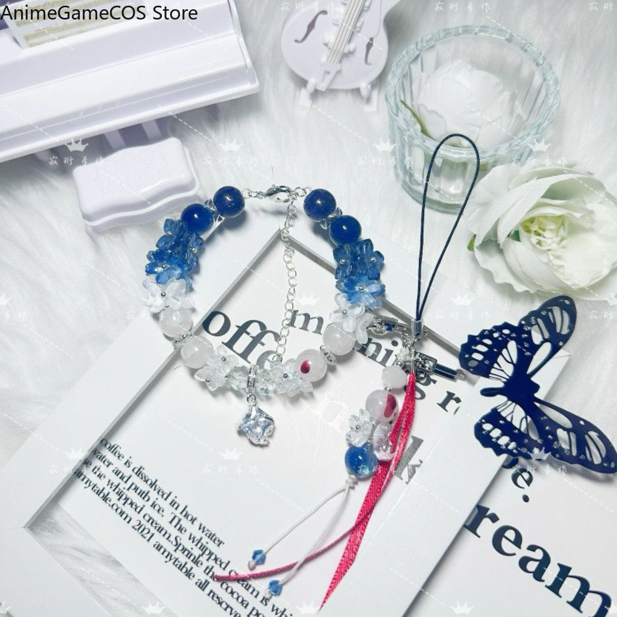 Phone Accessories Chain - 애니메이션 겐신 임팩트 알요샤 핸드메이드 팔찌