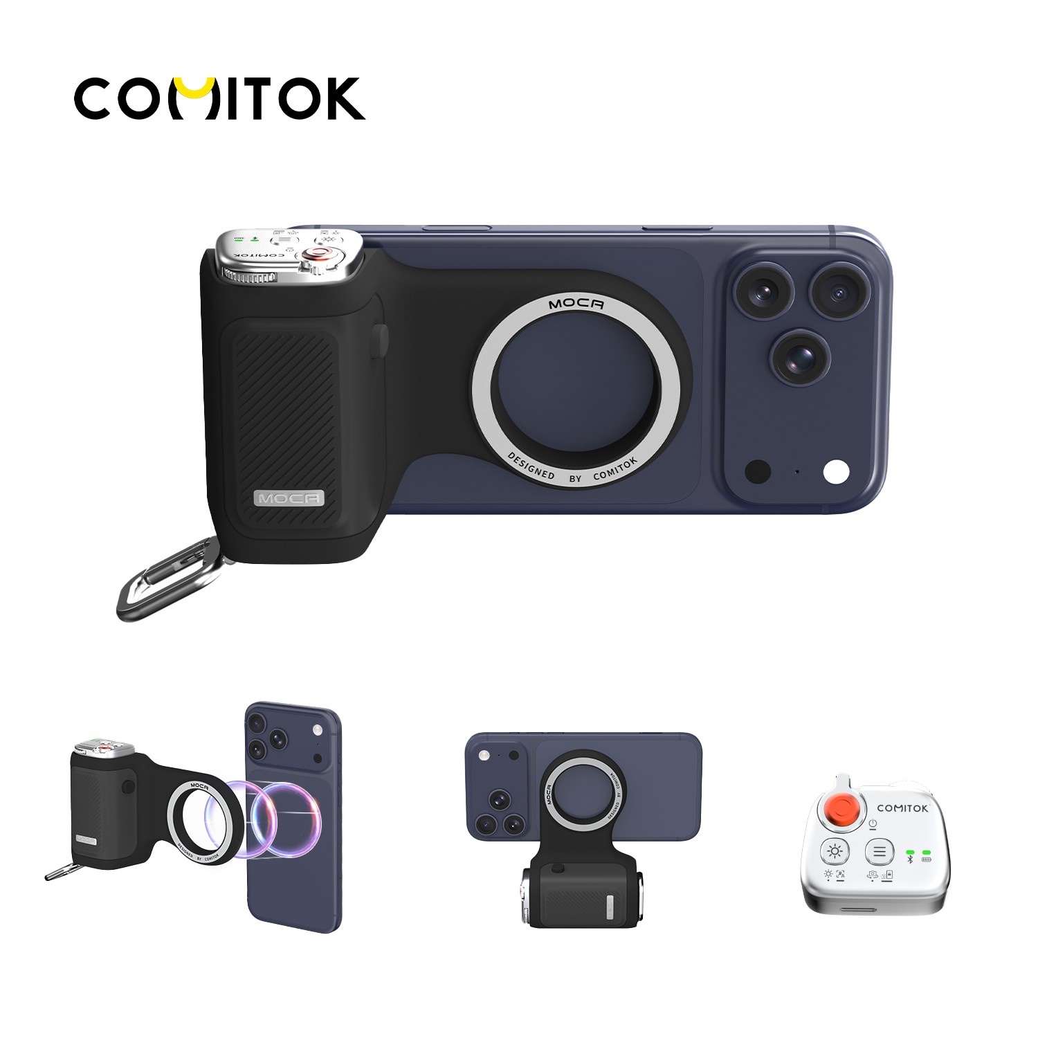 Phone Accessories Video - COMITOK 마그네틱 폰 그립 리모컨 포함