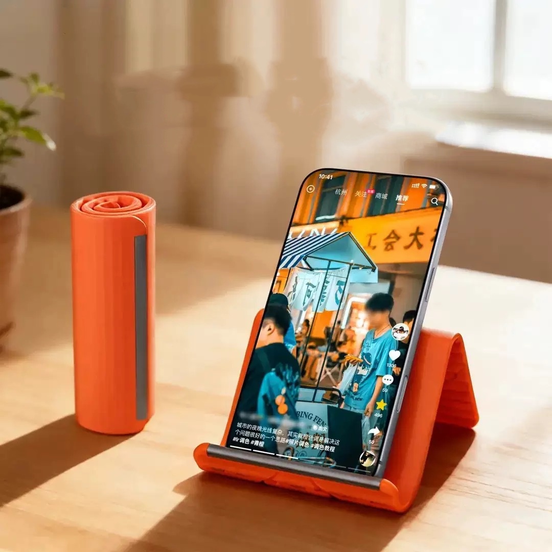 Phone Accessories Items - 휴대용 실리콘 폰/태블릿/노트북 거치대, 창의적인 접이식