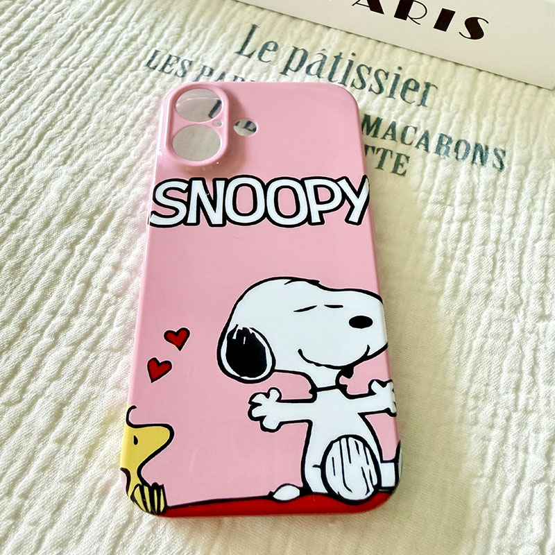 Phone Accessories From China - 스누피 전화 케이스 카와이 핑크 러브