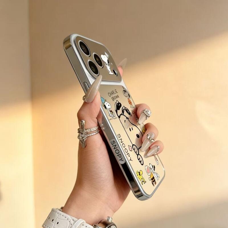 Phone Accessories From China - 스누피 폰 케이스 카와이 미러 시리즈