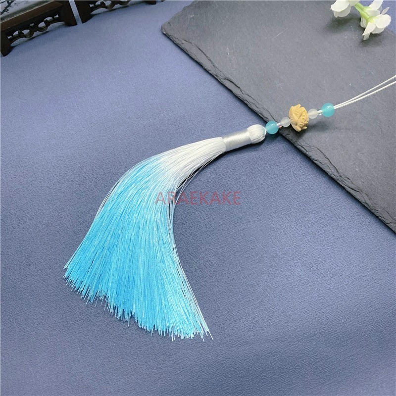 Phone Accessories Hanging - 그라데이션 태슬 연꽃 휴대폰 장식 태슬,