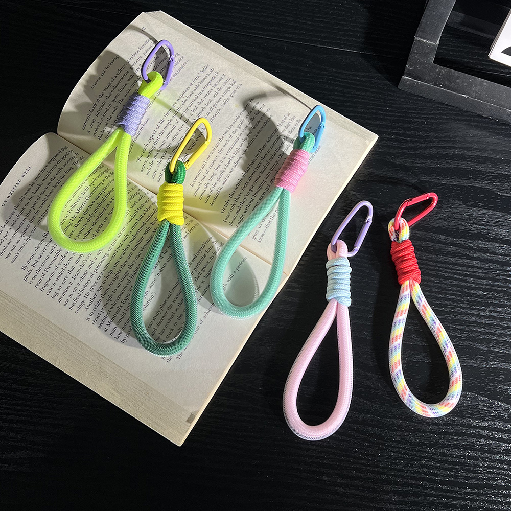 Phone Accessories Usa - 메쉬 랜드야드 형광 펜던트 휴대폰 가방