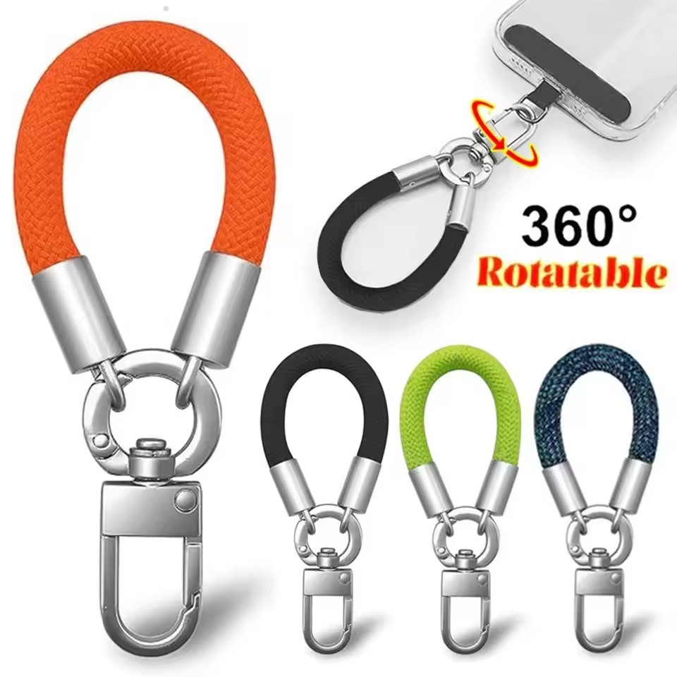 Phone Accessories Usa - 금속 폰 끈 가스켓 패치 회전식