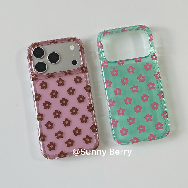 Y2K Phone Accessories - 한국 인스타 감성 여름 컬러풀 플라워