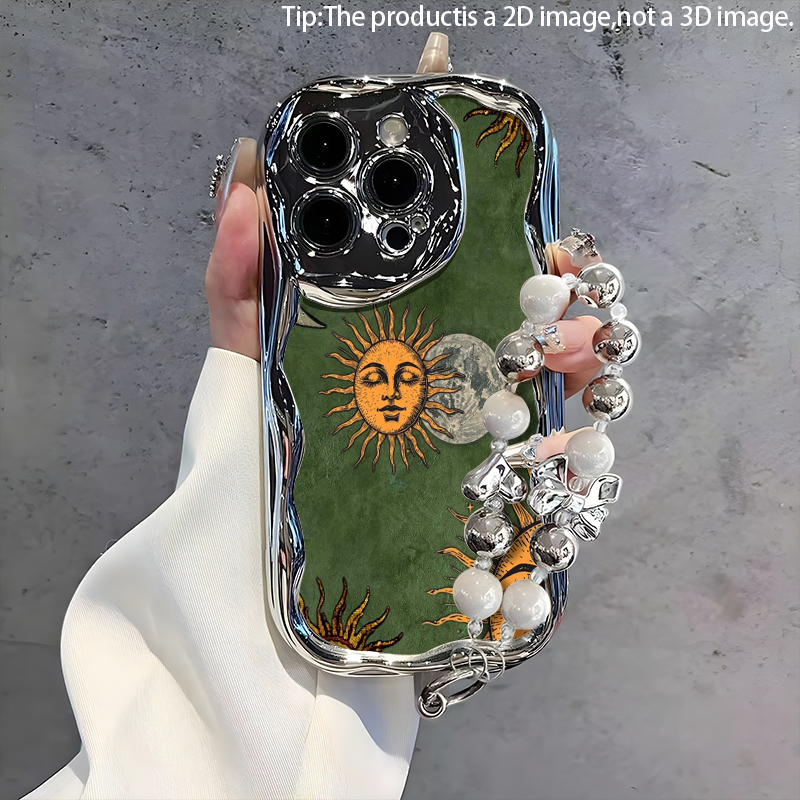 Phone Accessories And Cases - 2D 불규칙 도금 폰 케이스 (팔찌