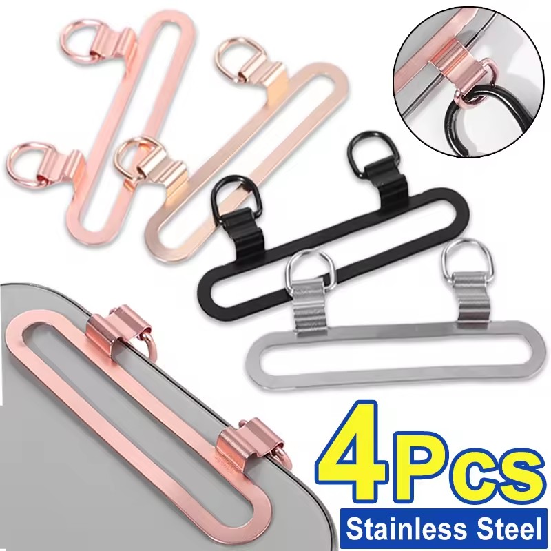 Phone Accessories Hanging - 새로운 초박형 금속 휴대폰 끈 패치
