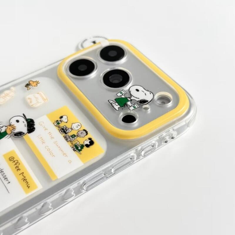 스누피 폰 케이스 귀여운 커피 노트 테마 시리즈 폰 보 - Phone Accessories From China 리뷰 및 가격
