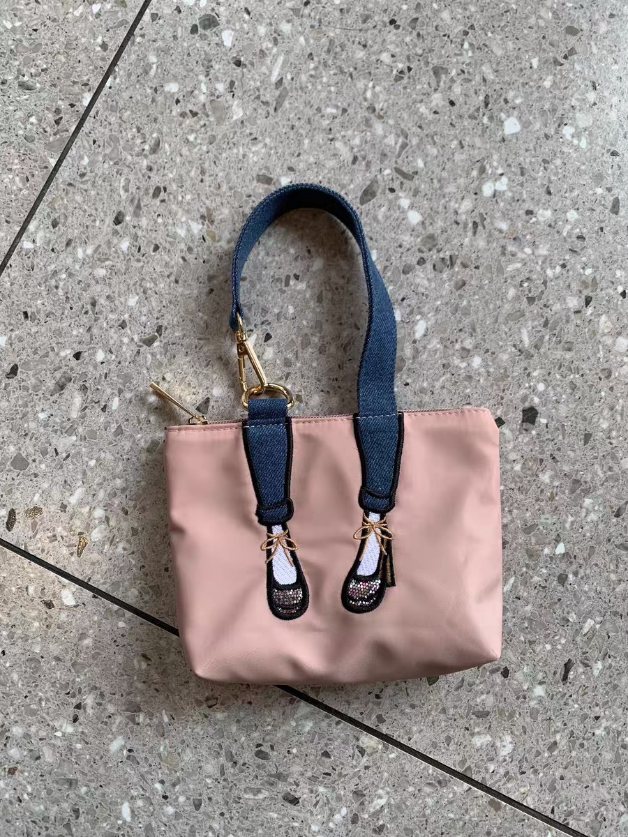 패션 자수 제로 월렛 방수 나일론 패브릭 가방 여성용  - Phone Accessories Hanging 리뷰 및 가격