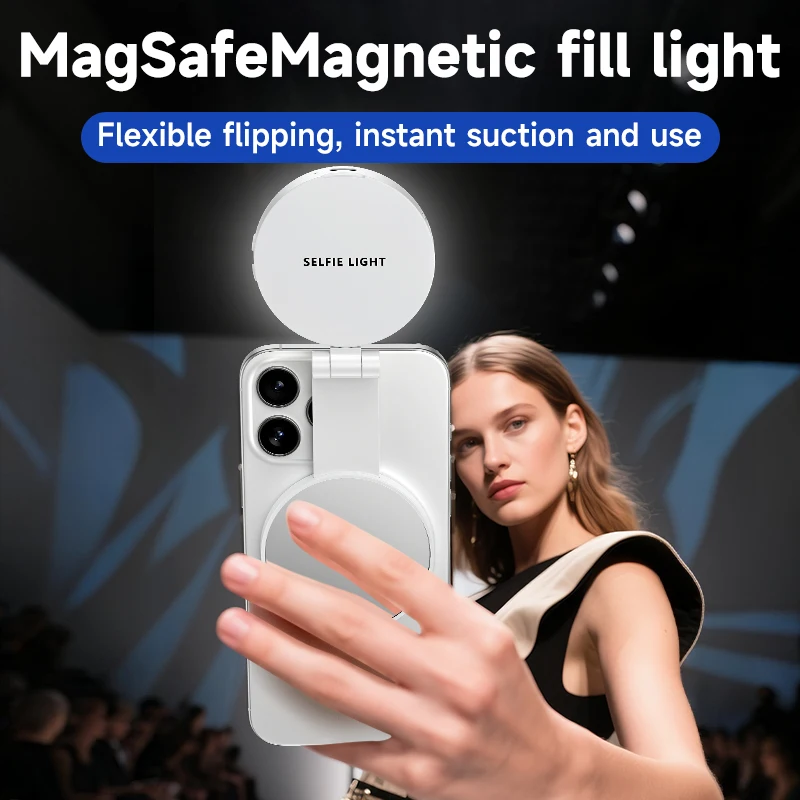 Magsafe 전화용 LED Selfie 필 라이트 조 - Phone Accessories Video 리뷰 및 가격