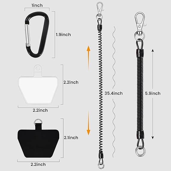 도난 방지 텔레스코픽 스프링 랜야드 분실 방지 손목 안 - Phone Accessories Hanging 리뷰 및 가격