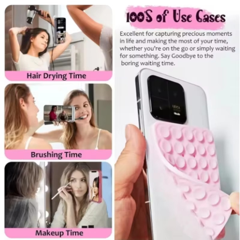 실리콘 흡착식 휴대폰 거치대 양면 접착 그립 흡착 케이 - Phone Accessories Video 리뷰 및 가격