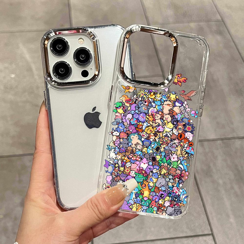 귀여운 만화 포켓몬 컬렉션 폰 케이스 (아이폰 17,  - Y2K Phone Accessories 리뷰 및 가격