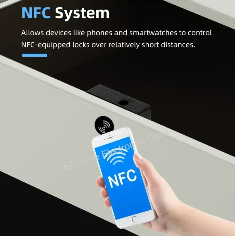 TTLOCK 앱 잠금 해제 스마트 잠금 숨겨진 서랍 잠 - Nfc Card Reader 리뷰 및 가격