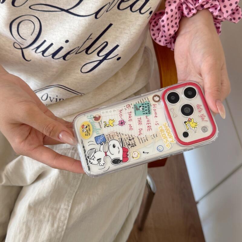 스누피 휴대폰 케이스 카와이 그래피티 커피 테마 시리즈 - Phone Accessories From China 리뷰 및 가격