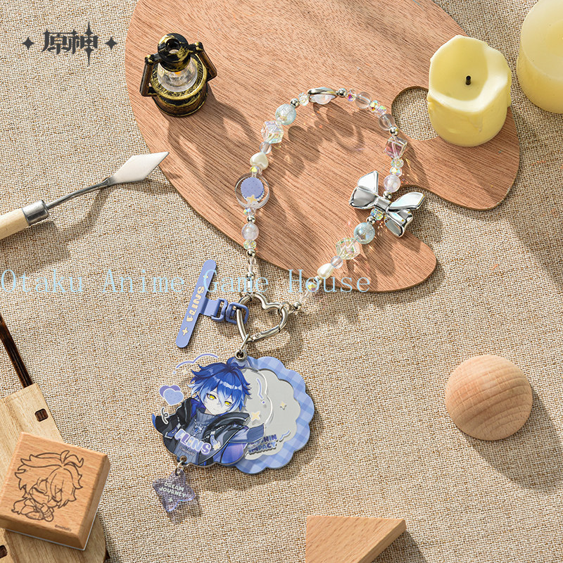 정품 공식 겐신 임팩트 플린스 애니메이션 배지 접이식  - Phone Accessories Chain 리뷰 및 가격