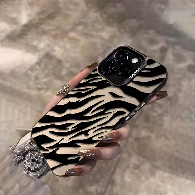 얼룩말 패턴 블랙 고급 IMD 충격 방지 커버 아이폰  - Phone Accessories Kiosk 리뷰 및 가격