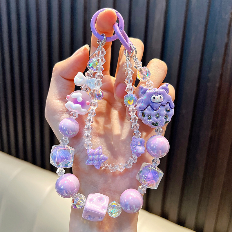 귀여운 만화 캐릭터 폰케이스 걸이줄 손목 펜던트 리본  - Phone Accessories Hanging 리뷰 및 가격