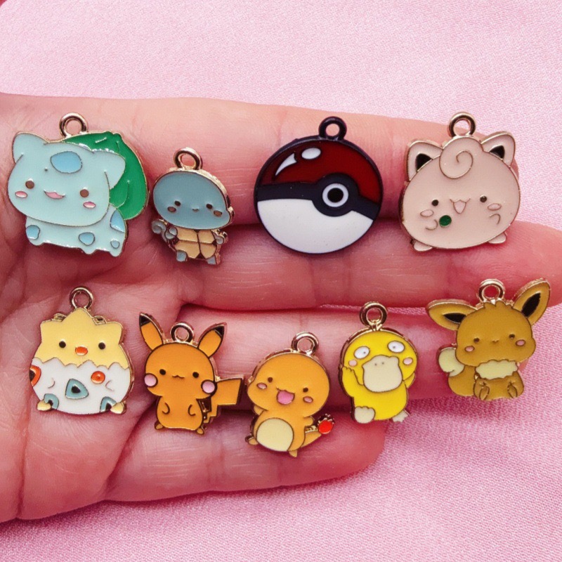10pcs 만화 드립 오일 쥬얼리 액세서리 수제 DIY - Phone Accessories Usa 리뷰 및 가격