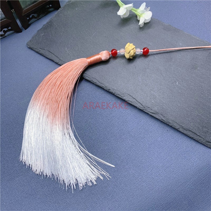 그라데이션 태슬 연꽃 휴대폰 장식 태슬, 플루트 팬 펜 - Phone Accessories Hanging 리뷰 및 가격