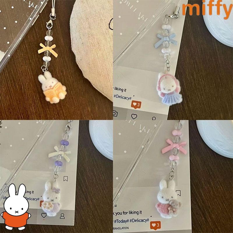 귀여운 미피 토끼 새로운 달콤한 창의적인 만화 패턴 전 - Phone Accessories Chain 리뷰 및 가격