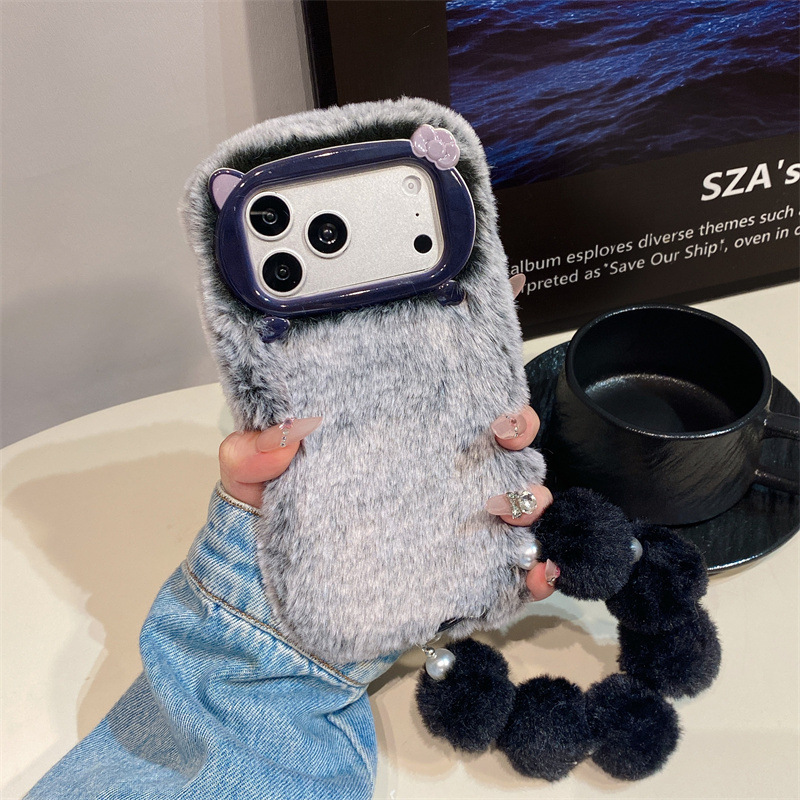 고급 솔리드 컬러 퍼리 플러시 폰 케이스 (아이폰 17 - Phone Accessories Kiosk 리뷰 및 가격