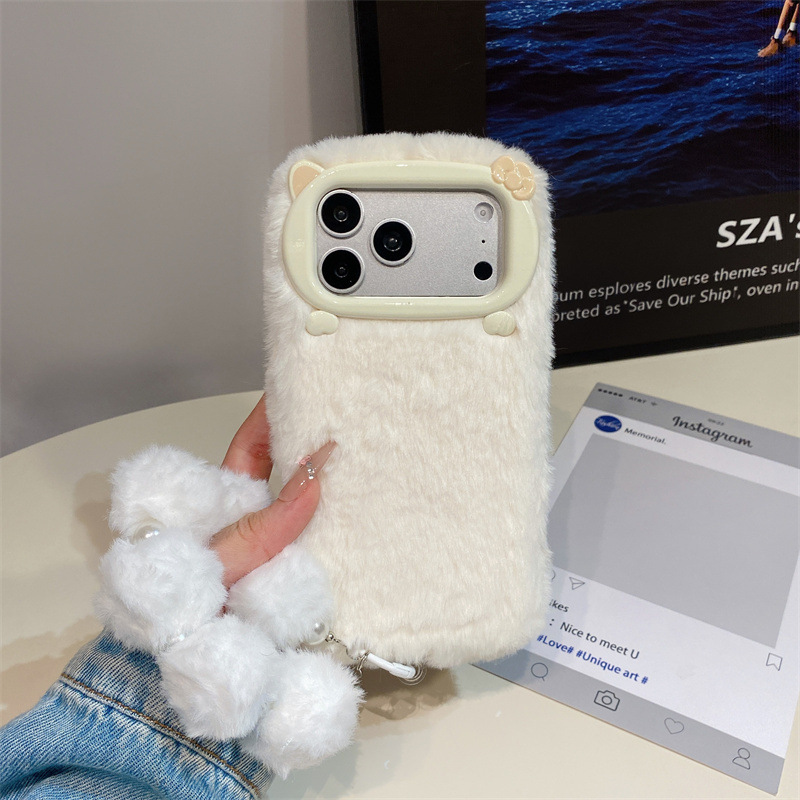 고급 솔리드 컬러 퍼리 플러시 폰 케이스 (아이폰 17 - Phone Accessories Kiosk 리뷰 및 가격