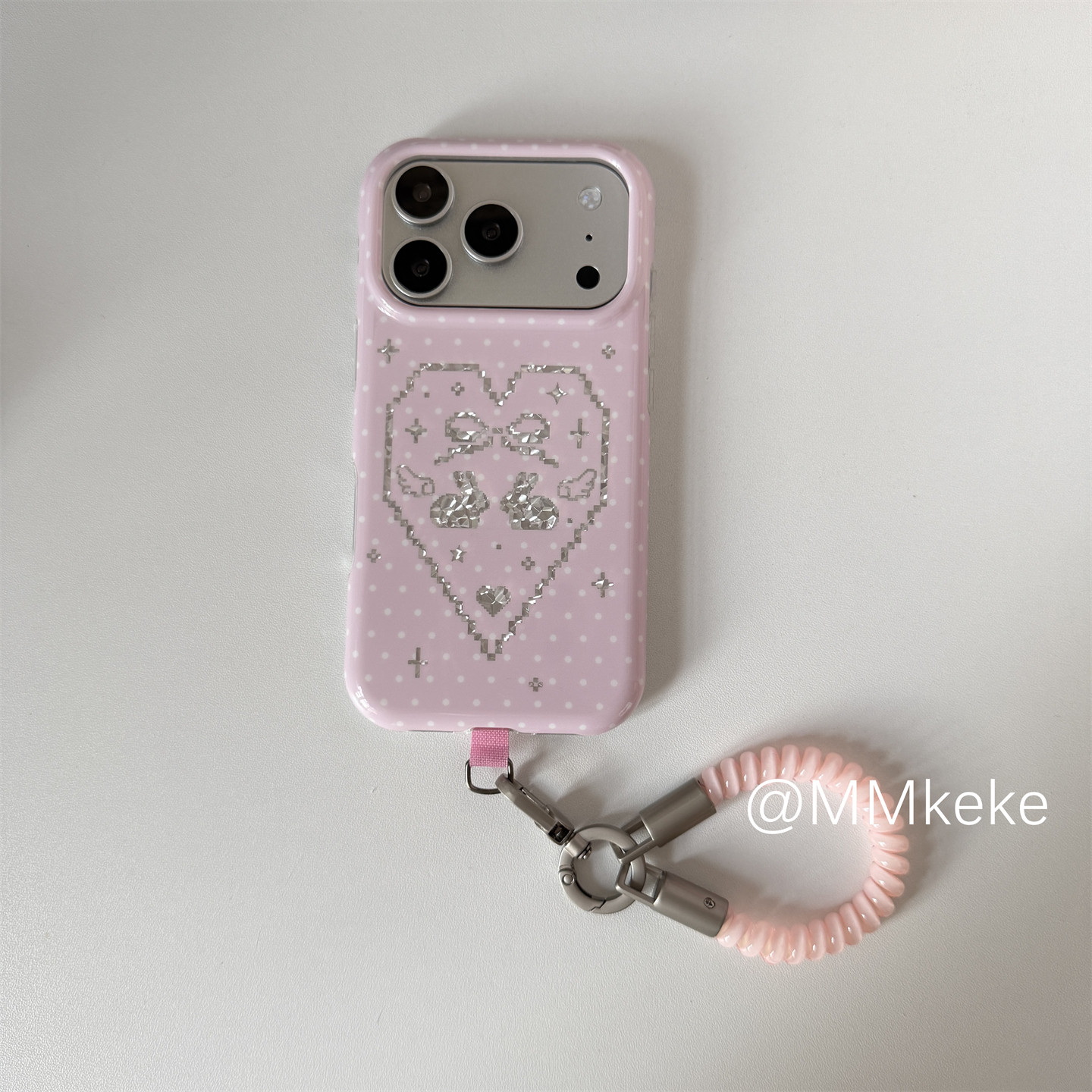 한국풍 핑크 스위트 걸 토끼 반짝이는 폰 케이스 아이폰 - Y2K Phone Accessories 리뷰 및 가격