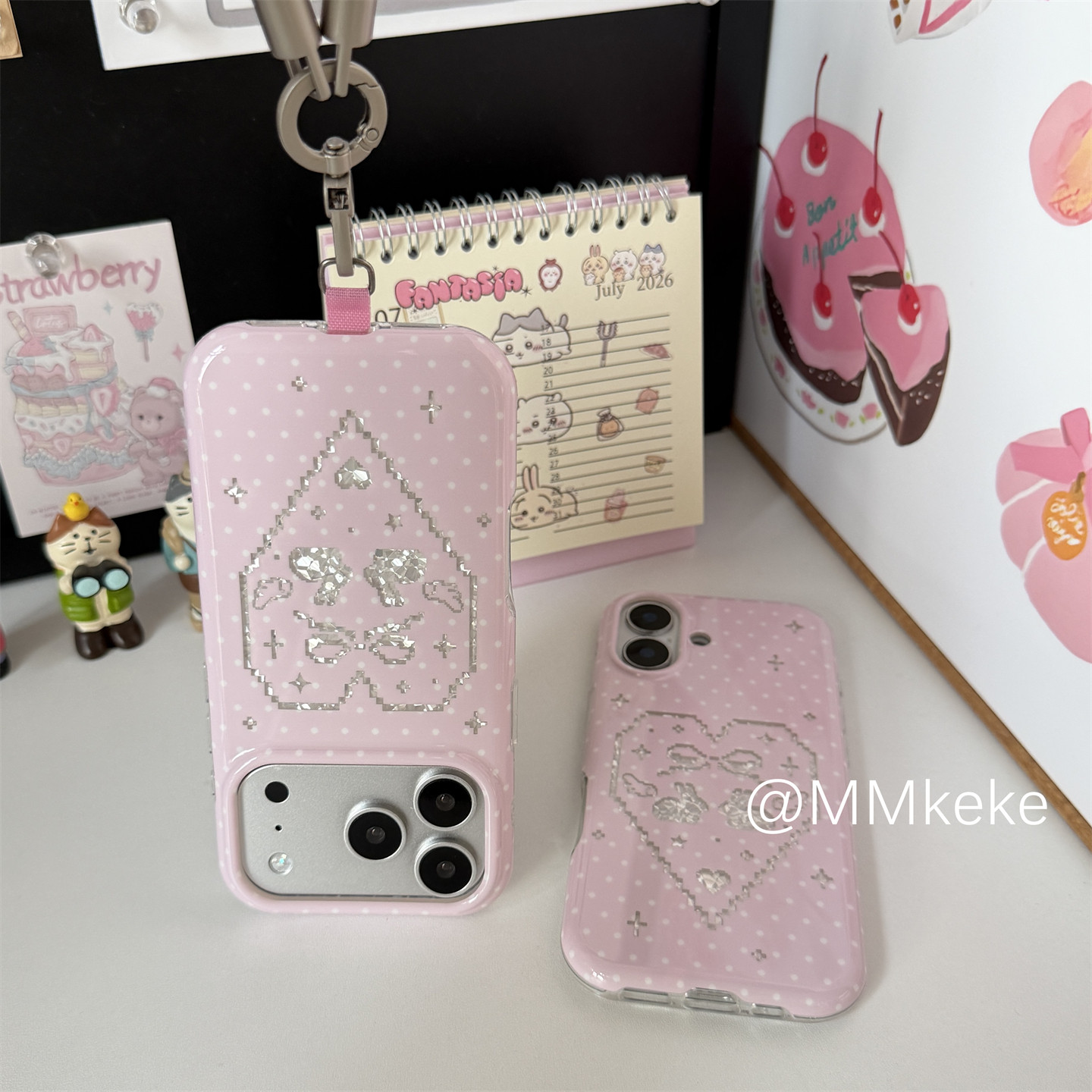 한국풍 핑크 스위트 걸 토끼 반짝이는 폰 케이스 아이폰 - Y2K Phone Accessories 리뷰 및 가격