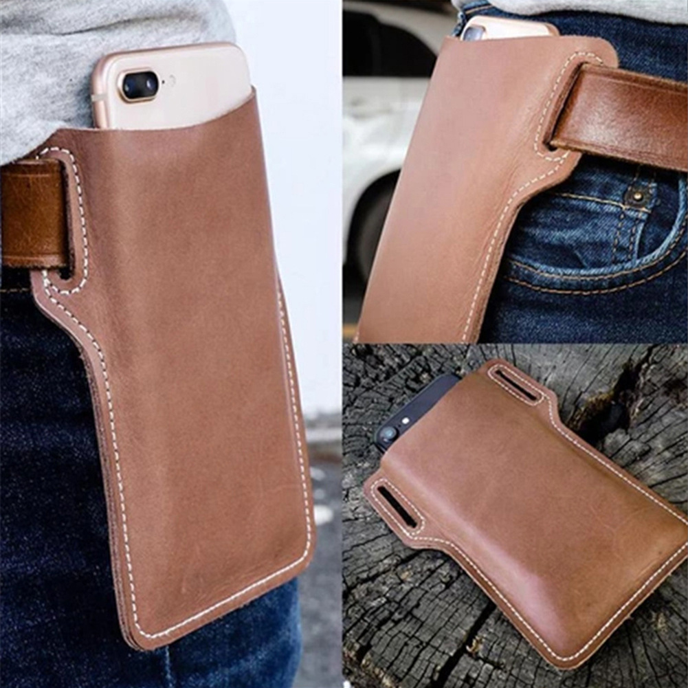 다용도 스포츠 허리 가방, 가죽 휴대폰 허리 가방, 모 - Phone Accessories Hanging 리뷰 및 가격