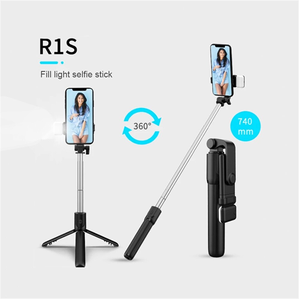 셀카봉 삼각대 블루투스 리모컨 무선 셀카봉 폰 홀더 스 - Phone Accessories Video 리뷰 및 가격