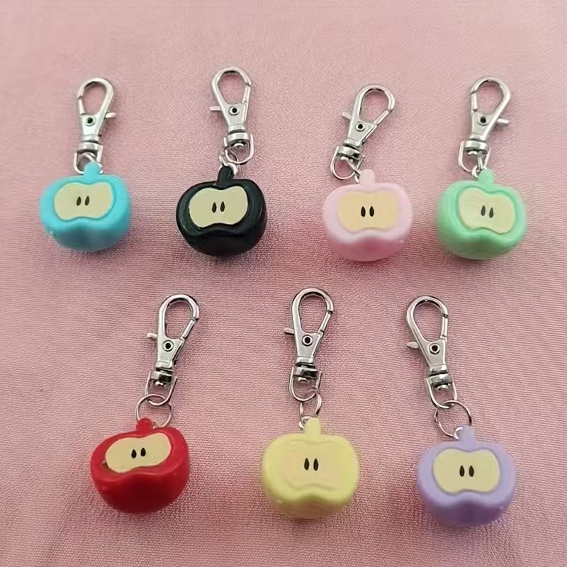 7개의 레진 모조 애플 키체인, 가방 및 휴대폰 액세서 - Phone Accessories Usa 리뷰 및 가격