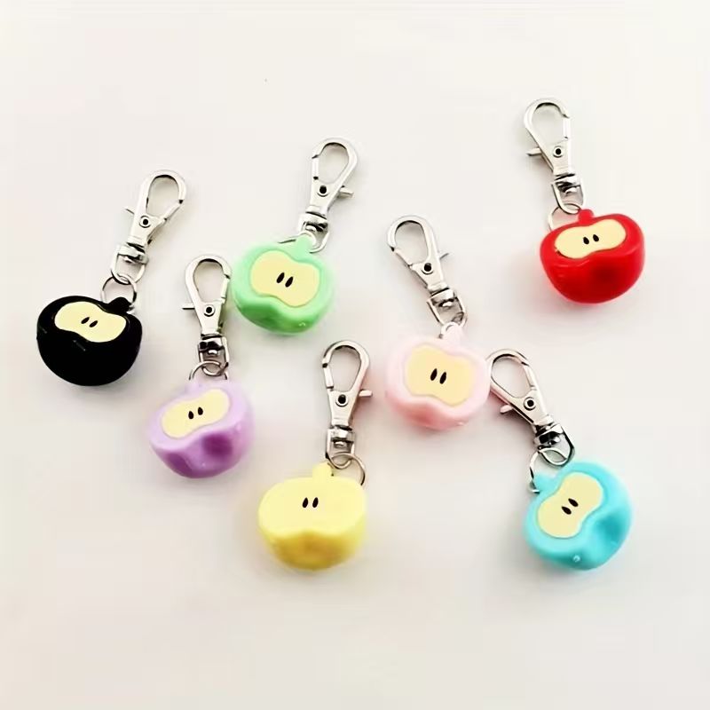 7개의 레진 모조 애플 키체인, 가방 및 휴대폰 액세서 - Phone Accessories Usa 리뷰 및 가격
