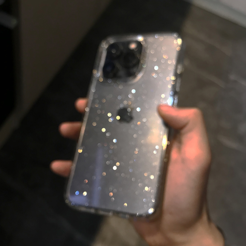투명 심플 글리터 폰 케이스 (아이폰 16 15 14  - Y2K Phone Accessories 리뷰 및 가격