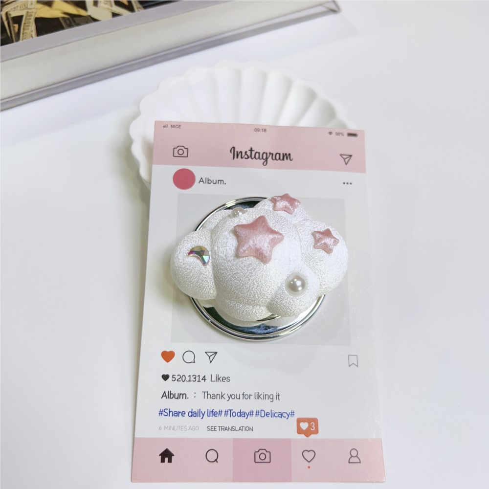 귀여운 3D 만화 토끼 곰 모양 휴대폰 뒷면 거치대 모 - Phone Accessories Video 리뷰 및 가격