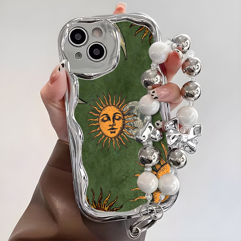 2D 불규칙 도금 폰 케이스 (팔찌 디자인) 아이폰 1 - Phone Accessories And Cases 리뷰 및 가격