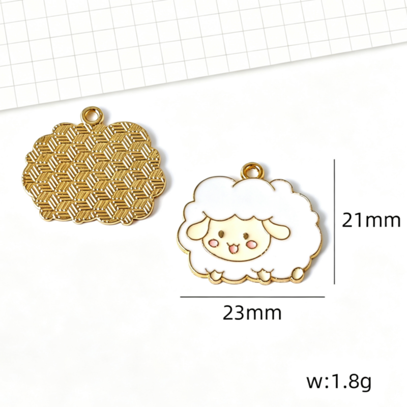 10pcs 만화 귀여운 작은 동물 양 꿀벌 펜던트 DI - Phone Accessories Usa 리뷰 및 가격