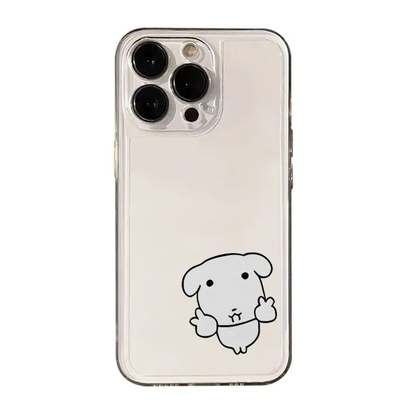 새로운 한국 귀여운 강아지 고양이 커플 투명 폰 케이스 - Y2K Phone Accessories 리뷰 및 가격