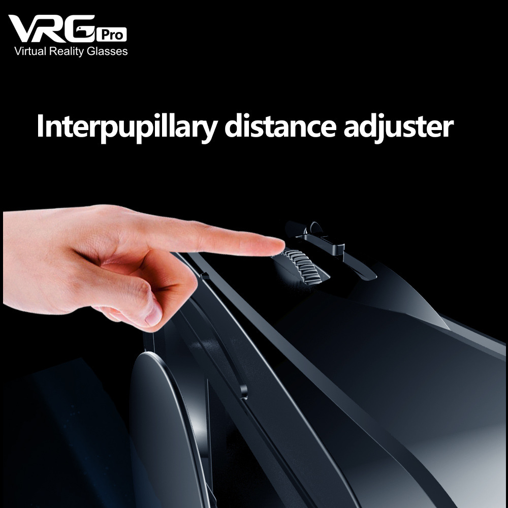 VRG 프로 가상 현실 VR 안경 헤드셋 장치 비아르  - Phone Accessories Video 리뷰 및 가격