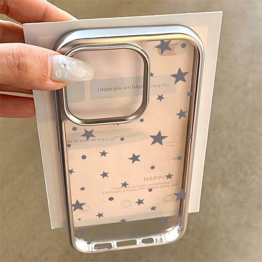 Y2K 스타즈 패션 클리어 케이스 아이폰 15 프로 맥 - Y2K Phone Accessories 리뷰 및 가격