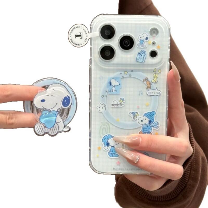 스누피 폰 케이스 카와이 블루 눈사람 테마 시리즈 폰  - Phone Accessories From China 리뷰 및 가격