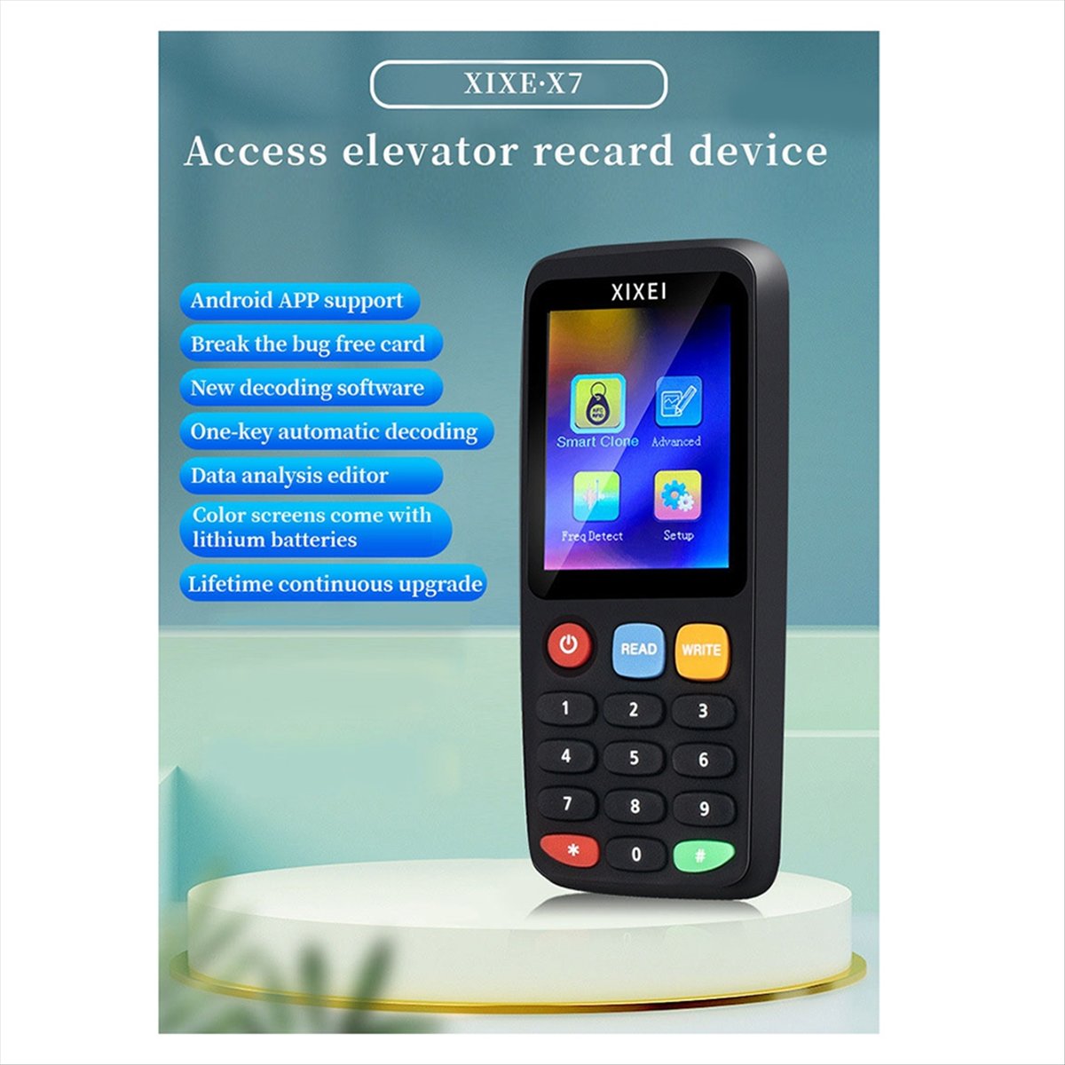 ABGN X7 NFC 디코더 복제기 스마트 카드 리더기 - Nfc Card Reader 리뷰 및 가격