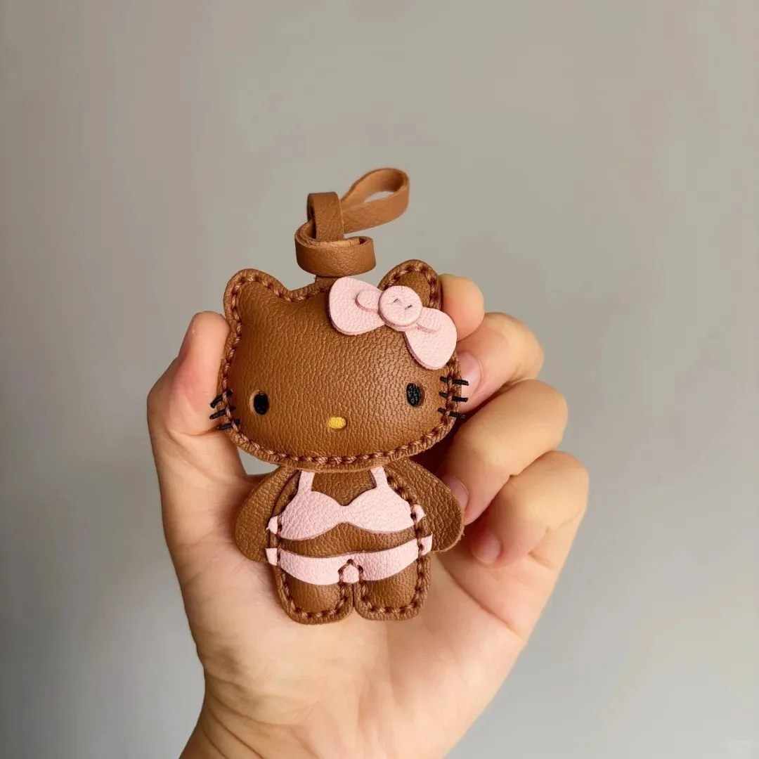 만화풍의 귀여운 가죽 가방 펜던트 고급 백팩 키체인 휴 - Phone Accessories Chain 리뷰 및 가격