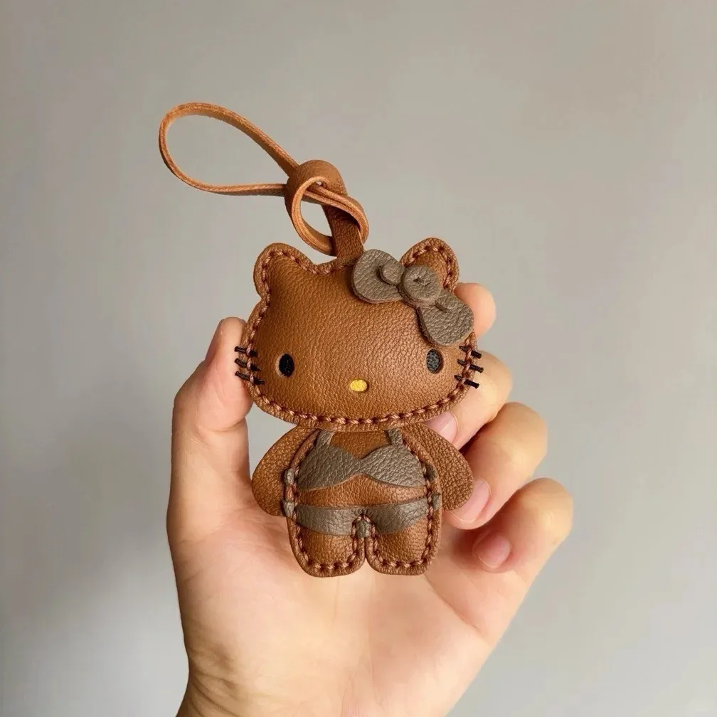 만화풍의 귀여운 가죽 가방 펜던트 고급 백팩 키체인 휴 - Phone Accessories Chain 리뷰 및 가격