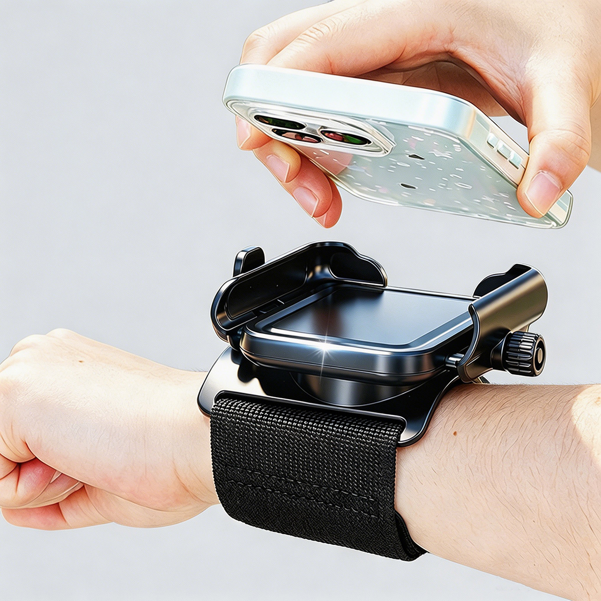 손목밴드 폰 홀더 퀵 릴리스 360 °   오토바이 전 - Phone Accessories For Running 리뷰 및 가격