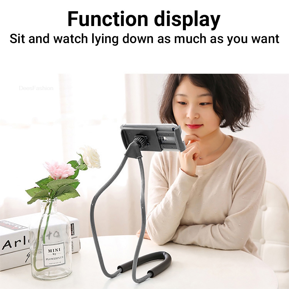 유연한 휴대폰 홀더 목걸이형 거치대 침대용 360도 회 - Phone Accessories Hanging 리뷰 및 가격